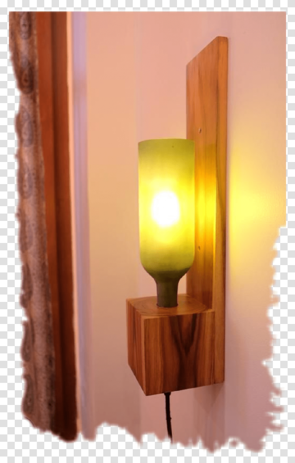 Sconce, Lamp, Table Lamp, Lampshade, Wood Transparent Png