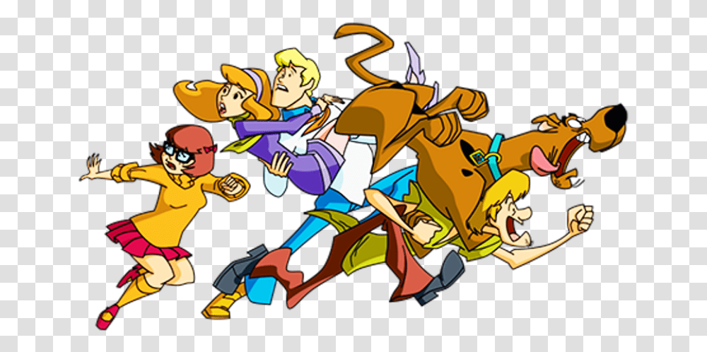 Scooby Doo And His Family Running Image New Scooby Doo Vs Mystery Incorporated, Person, Comics, Book, Art Transparent Png
