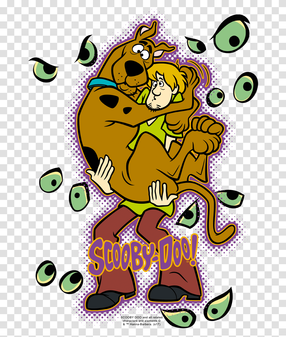 Scooby Doo Being Watched Women's T Shirt Shaggy Rogers, Poster, Advertisement Transparent Png