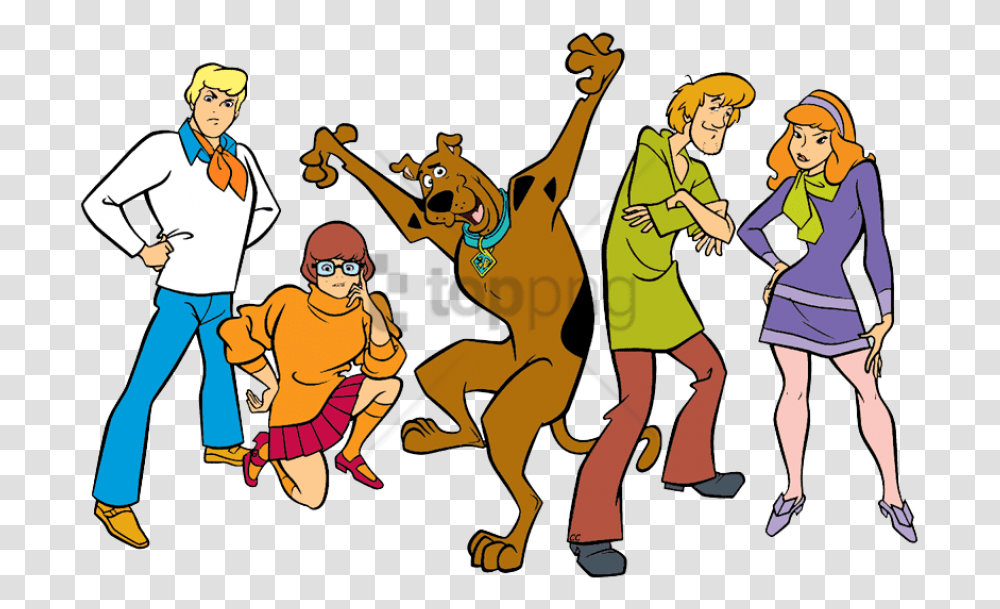 Scooby Doo Gang Cartoon, Person, People, Comics, Book Transparent Png