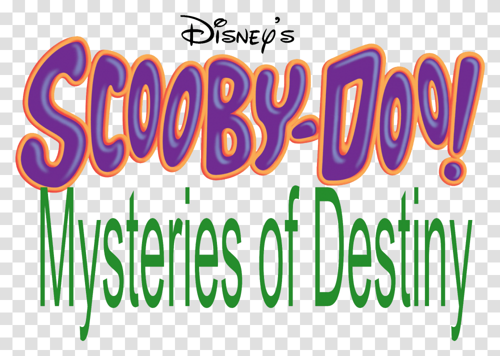 Scooby Doo Mysteries Of Destiny Logo Walt Disney Scooby Doo, Word, Alphabet, Female Transparent Png