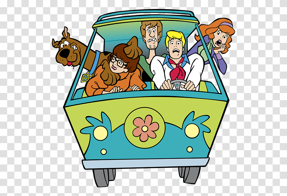 Scooby Doo Stickers, Person, Performer, Transportation Transparent Png