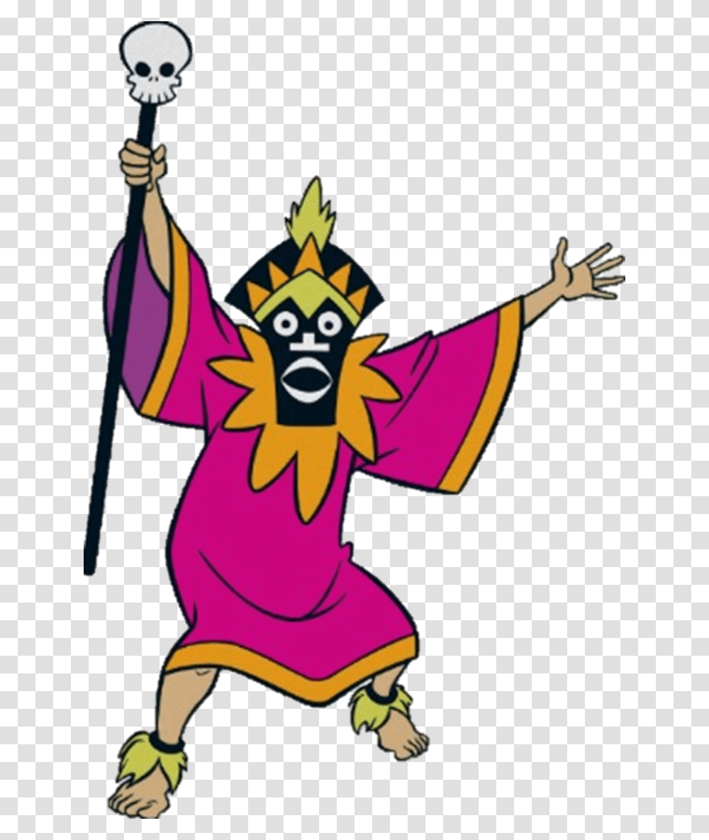 Scooby Doo Villains Witch Doctor, Performer, Magician, Carnival, Crowd Transparent Png