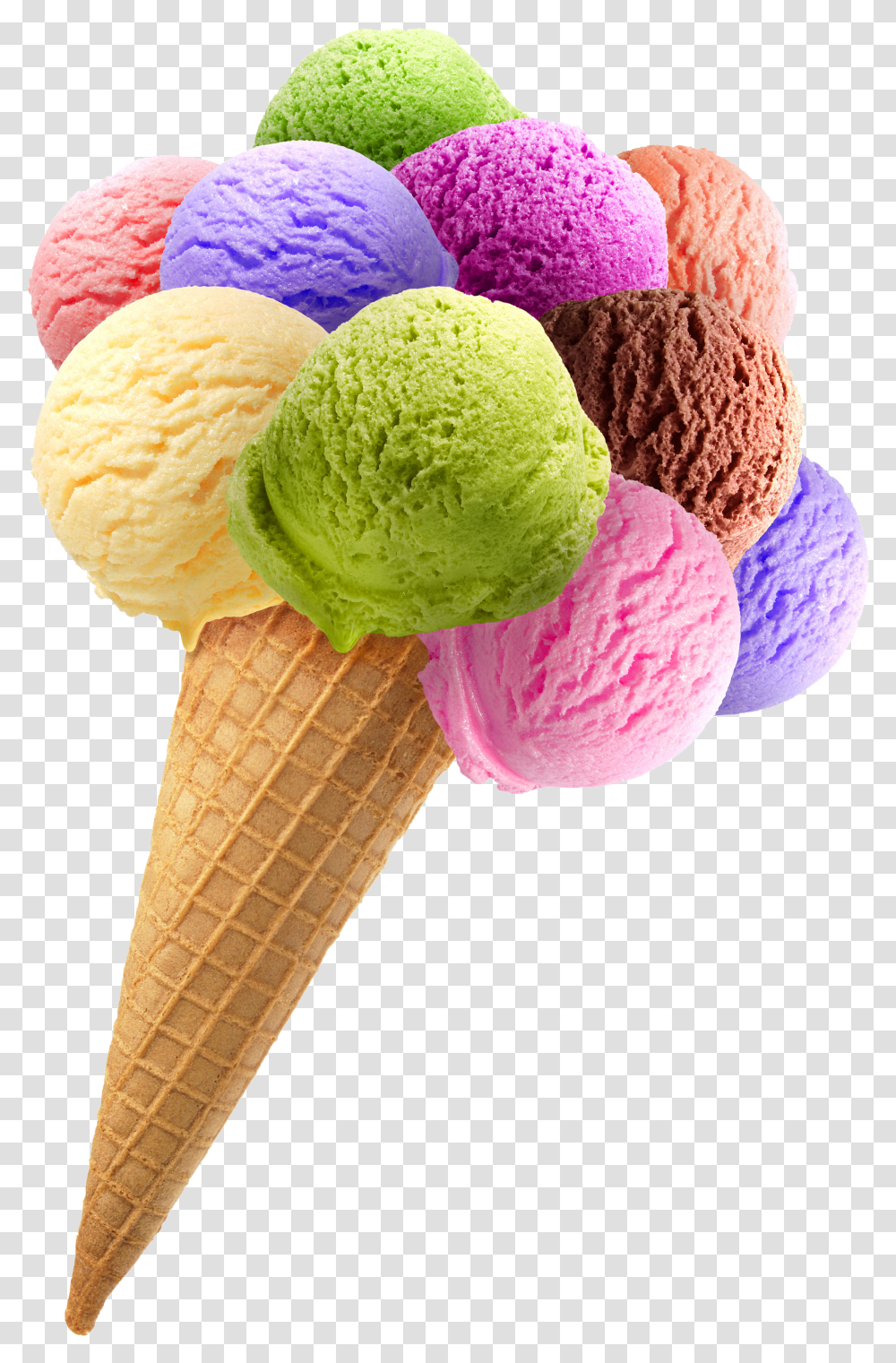 Scoop Cone Ice Cream Transparent Png