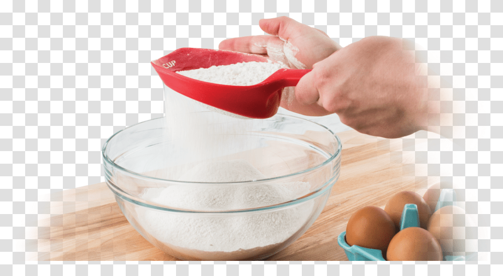 Scoop N Tovolo Scoop And Sift, Bowl, Mixing Bowl, Person, Human Transparent Png