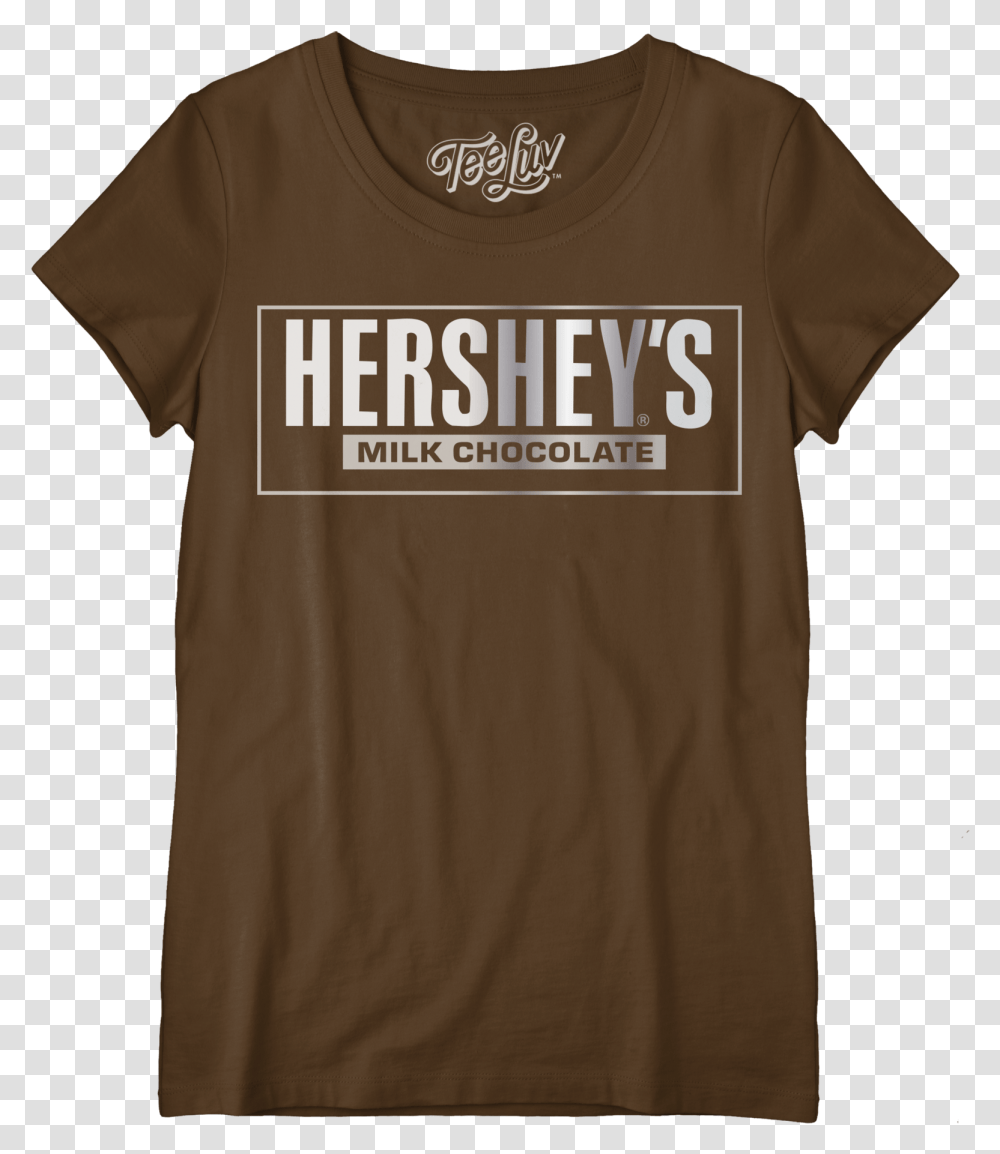 Scoopneck T Hershey Logo, Clothing, Apparel, T-Shirt, Khaki Transparent Png
