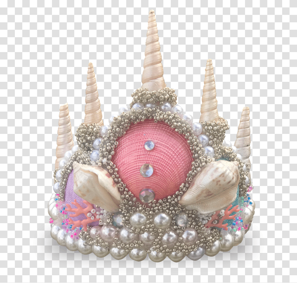 Scoops Princess Seashell Crown Mermaid Headpiece, Accessories, Accessory, Birthday Cake, Dessert Transparent Png