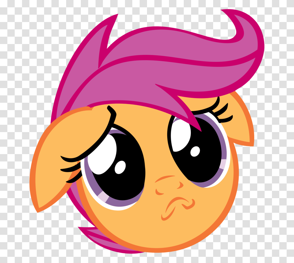Scootaloo Big Eyes Profile Picture Mlp I Love You, Outdoors, Animal Transparent Png