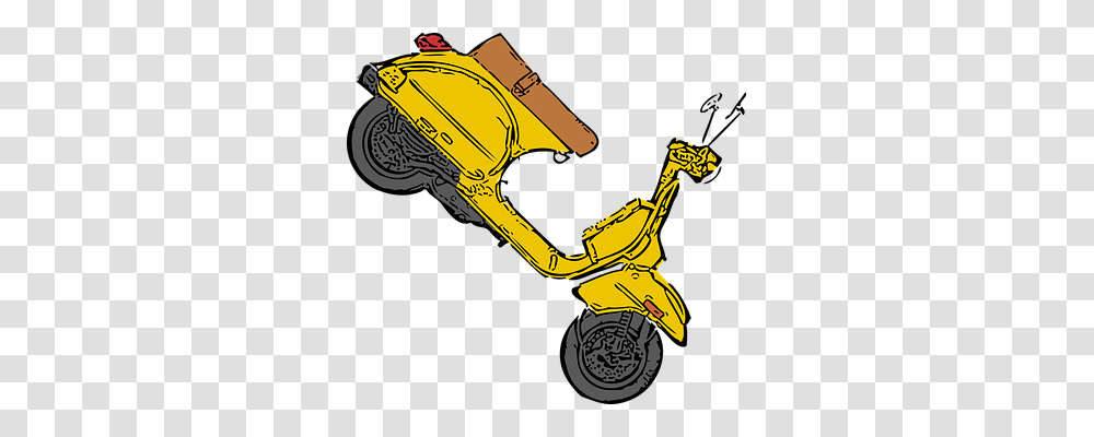 Scooter Transport, Transportation, Vehicle, Tractor Transparent Png