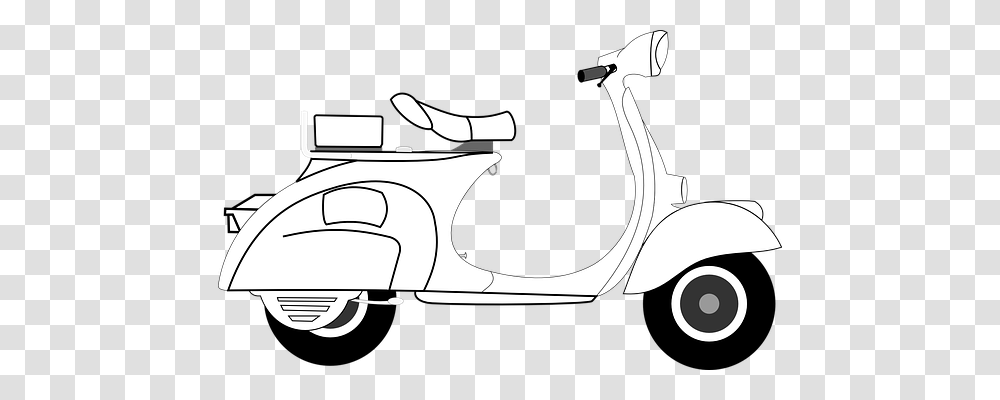 Scooter Transport, Vehicle, Transportation, Motorcycle Transparent Png