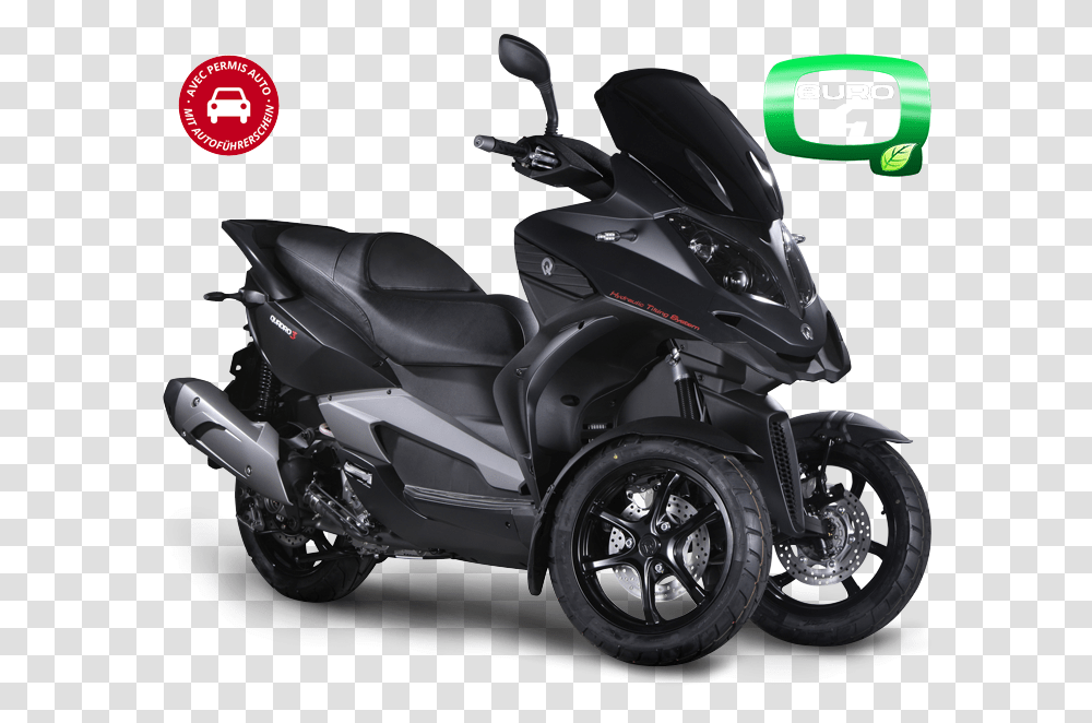 Scooter Car Electric Vehicle Wheel Motorcycle Fourwheel Quadro 3 Wheel Scooter, Transportation, Machine, Motor Scooter, Moped Transparent Png