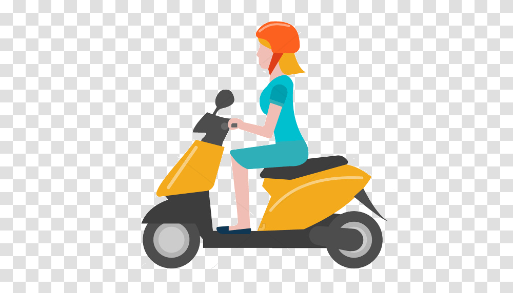 Scooter Clipart Couple, Vehicle, Transportation, Lawn Mower, Tool Transparent Png