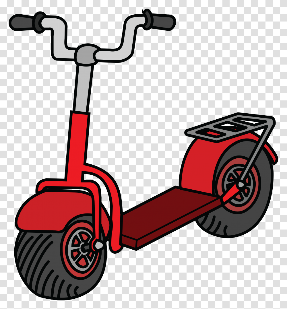 Scooter Clipart Download Scooter Clipart, Vehicle, Transportation, Lawn Mower, Tool Transparent Png