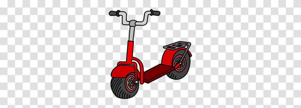 Scooter Clipart, Lawn Mower, Tool, Vehicle, Transportation Transparent Png