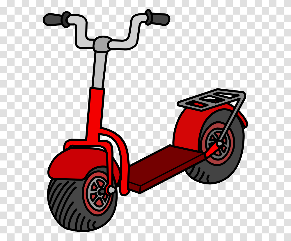 Scooter Clipart Yellow, Vehicle, Transportation, Lawn Mower, Tool Transparent Png