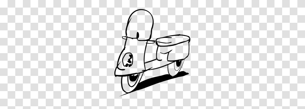 Scooter Line Drawing Clip Art, Gray, World Of Warcraft Transparent Png