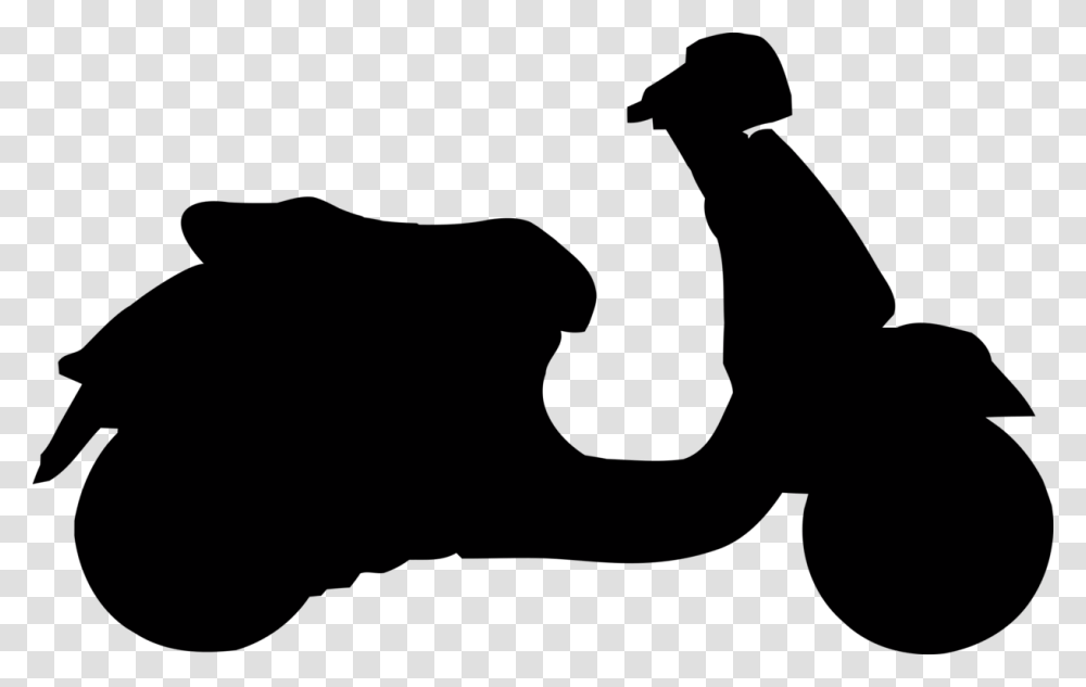 Scooter Motorcycle Vespa Motor Vehicle Moped, Nature, Outdoors, Astronomy, Outer Space Transparent Png
