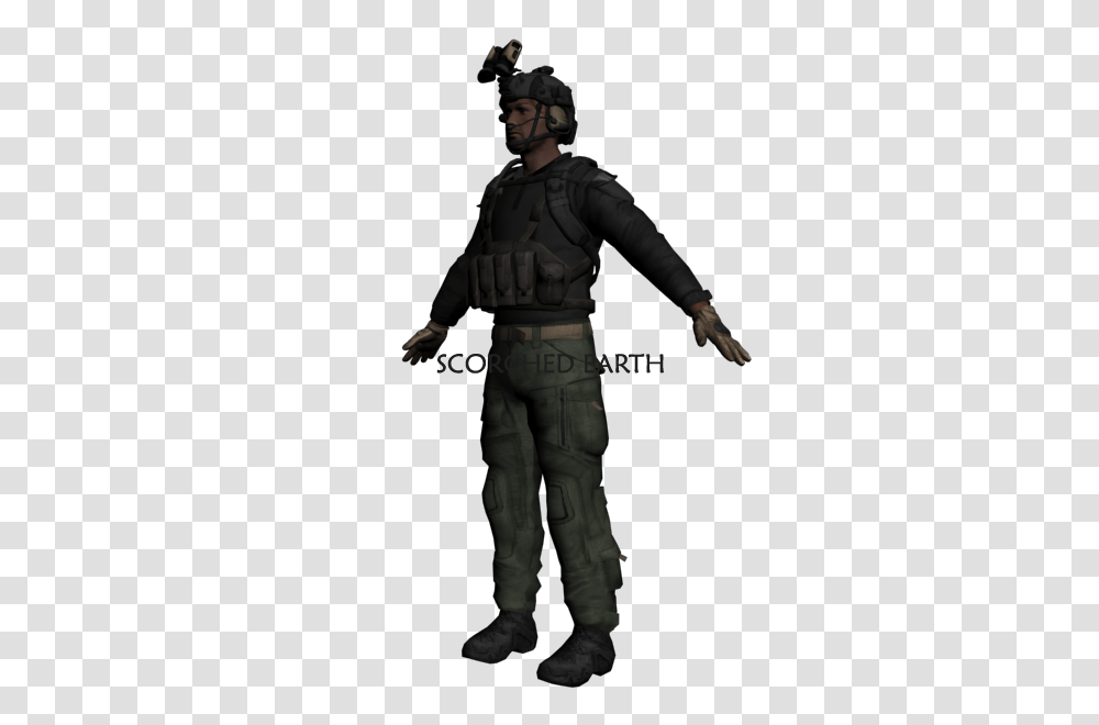 Scorched Earth Arma Models Part, Person, Human, Ninja, Figurine Transparent Png
