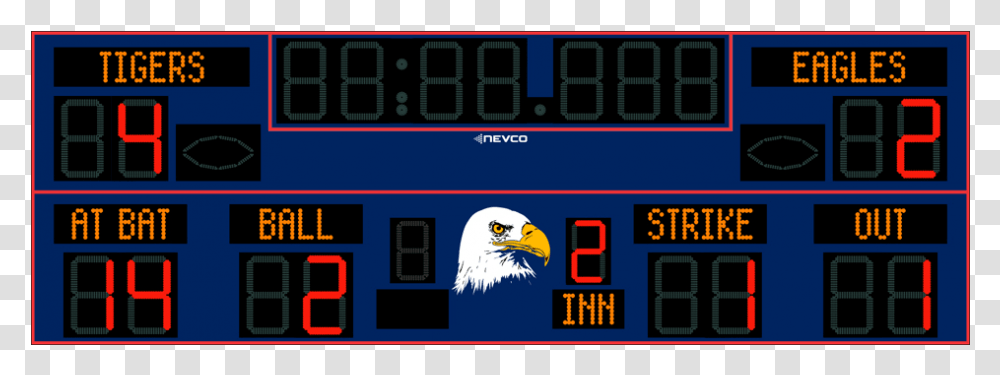 Scoreboard, Bird, Animal, Clock, Digital Clock Transparent Png