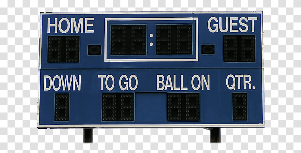Scoreboard Blank Football Blank Football Scoreboard Template, Train Transparent Png