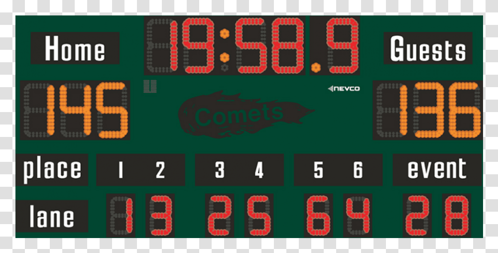 Scoreboard, Number, Digital Clock Transparent Png