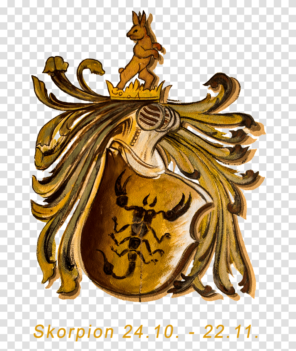 Scorpio Coat Of Arms, Armor, Cross, Logo Transparent Png
