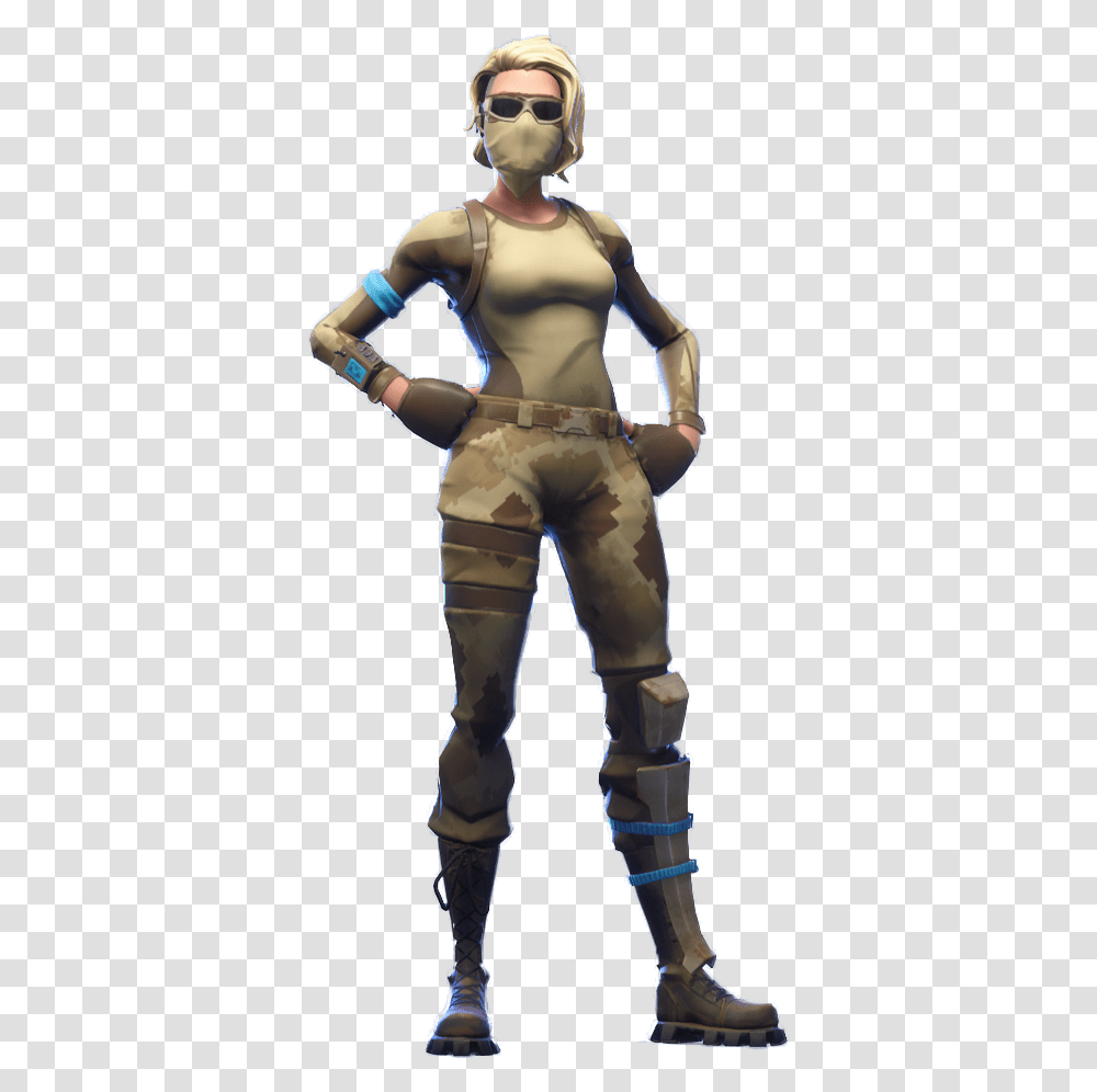 Scorpion Female Royal Knight Fortnite, Person, Sunglasses, Figurine, Head Transparent Png