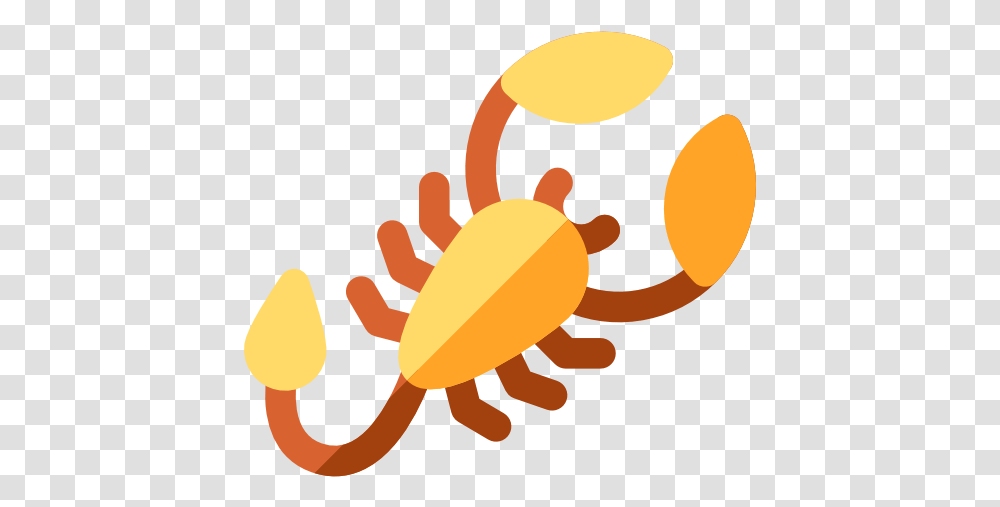 Scorpion Free Animals Icons Scorpion Flat Icon, Tick, Sea Life, Food Transparent Png