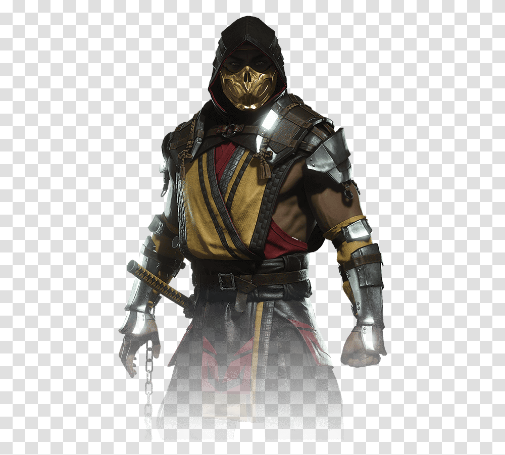 Scorpion Mortal Kombat, Person, Armor, Knight Transparent Png