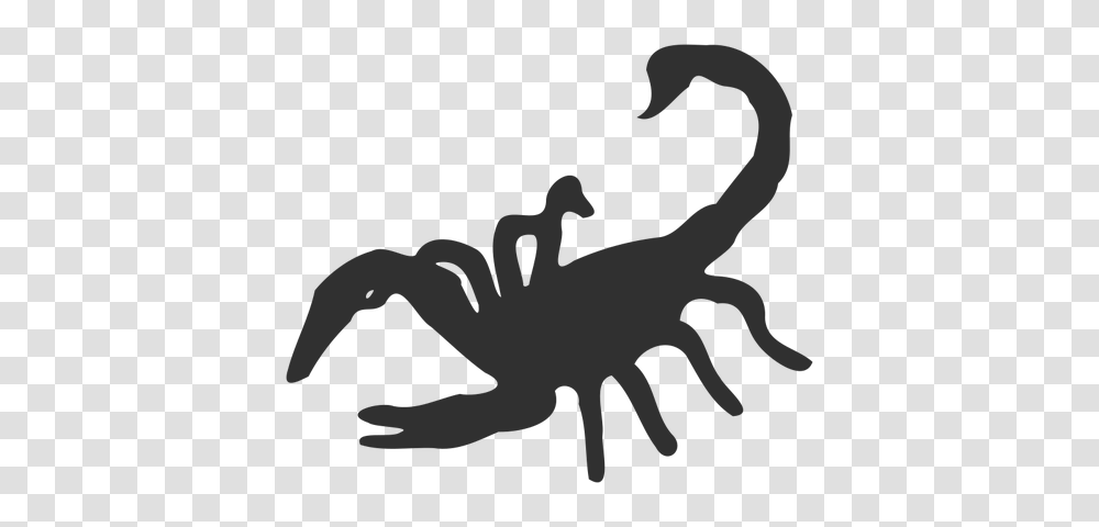 Scorpion Silhouette Image, Stencil, Person, Human Transparent Png