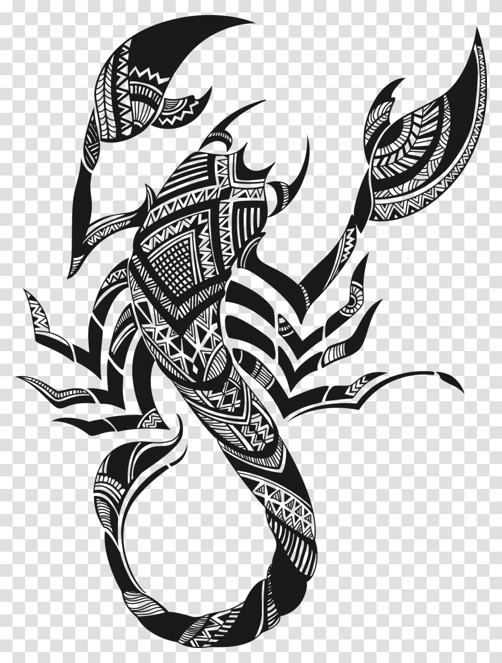 Scorpion Tattoos Clipart Art, Dragon, Animal, Person, Human Transparent Png