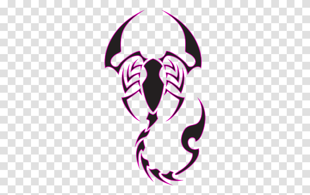 Scorpion Tattoos Images Scorpion Tattoo, Symbol, Purple, Logo, Trademark Transparent Png