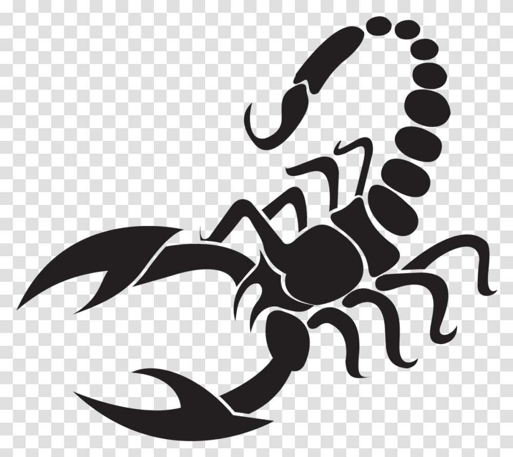 Scorpion Vector Scorpion Clipart, Invertebrate, Animal, Stencil Transparent Png