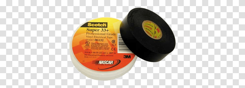 Scotch Super 33 Vinyl Electrical Tape 34 X 66' Scotch Tape, Label, Text, Dish, Meal Transparent Png