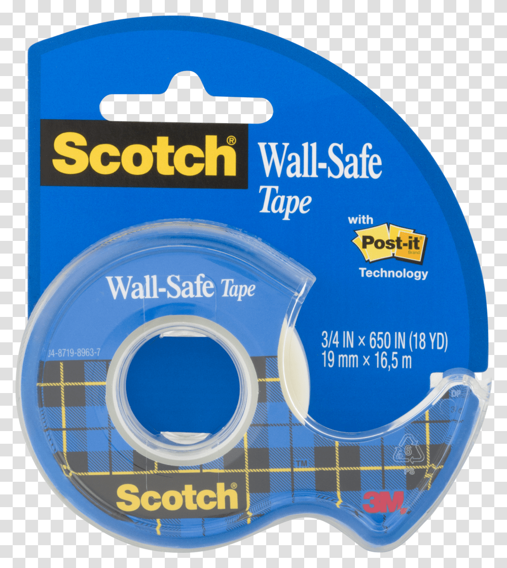 Scotch Wall Safe Tape, Disk, Dvd Transparent Png