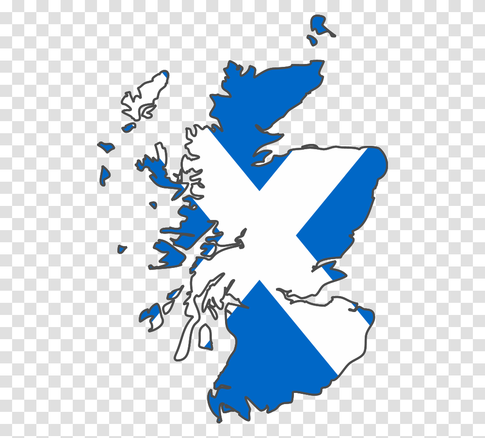 Scotland Geo Stub Scotland Flag Map, Paper Transparent Png