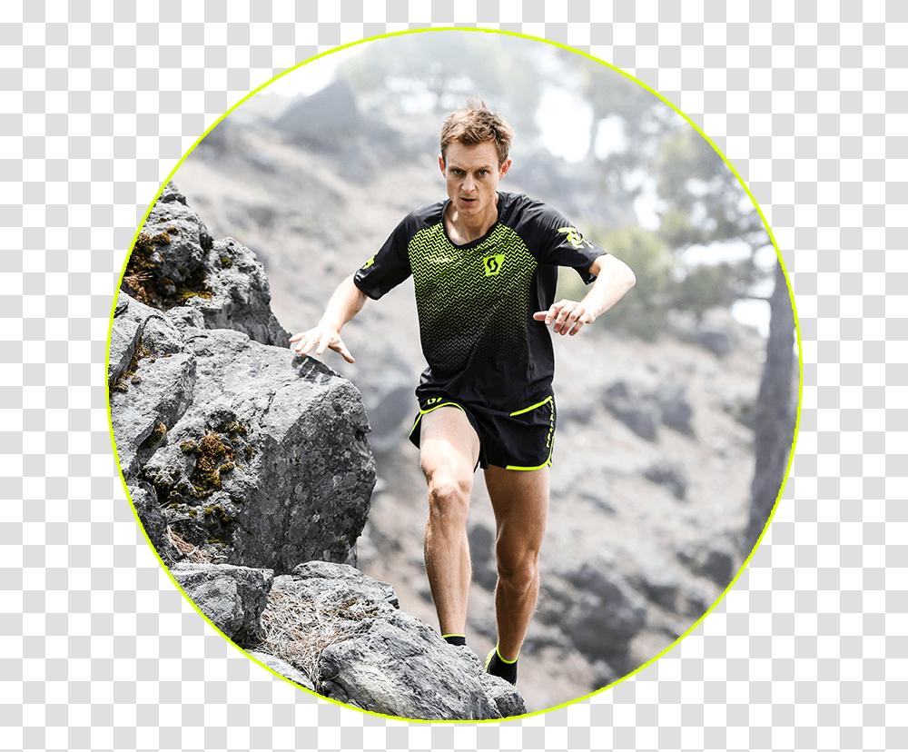 Scott Hybrid Shorts Rc Run, Person, Sport, Working Out Transparent Png