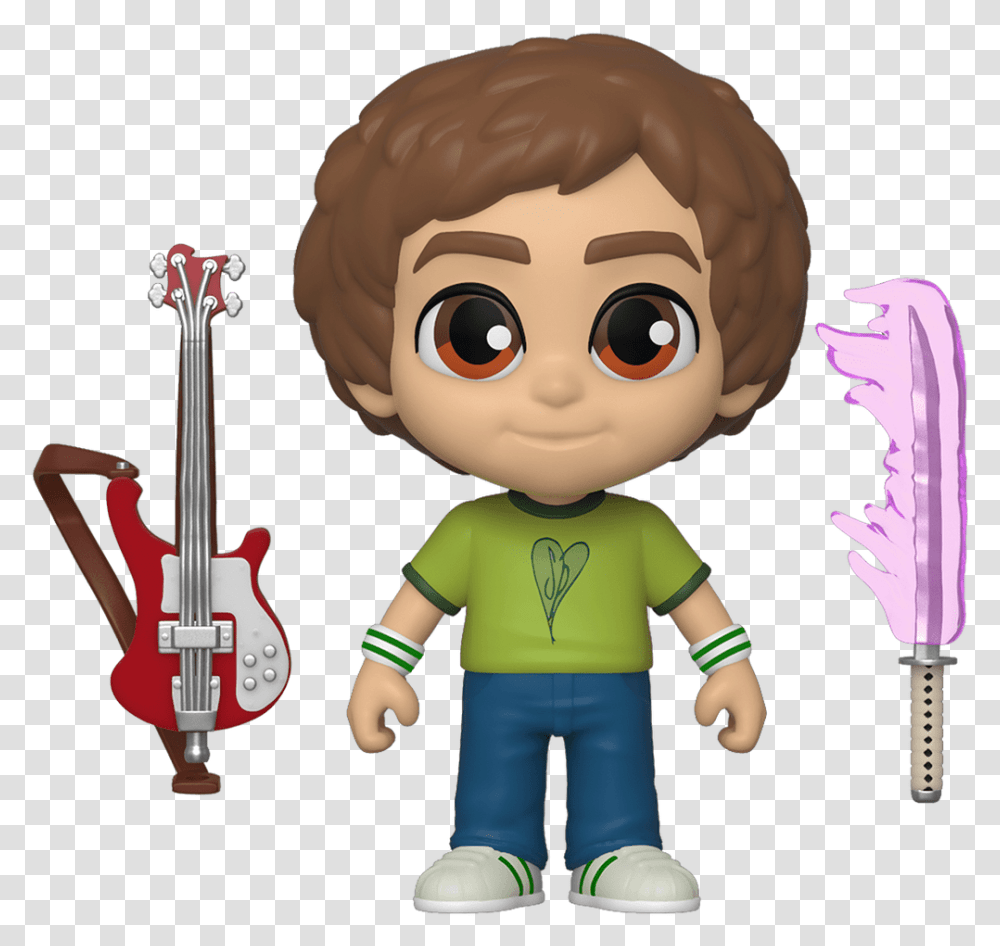 Scott Pilgrim Funko 5 Star, Leisure Activities, Musical Instrument, Guitar, Person Transparent Png