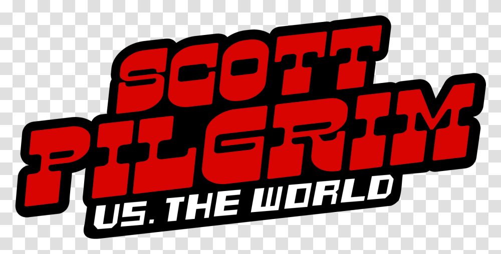 Scott Pilgrim Vs The World Logo, Word, Number Transparent Png