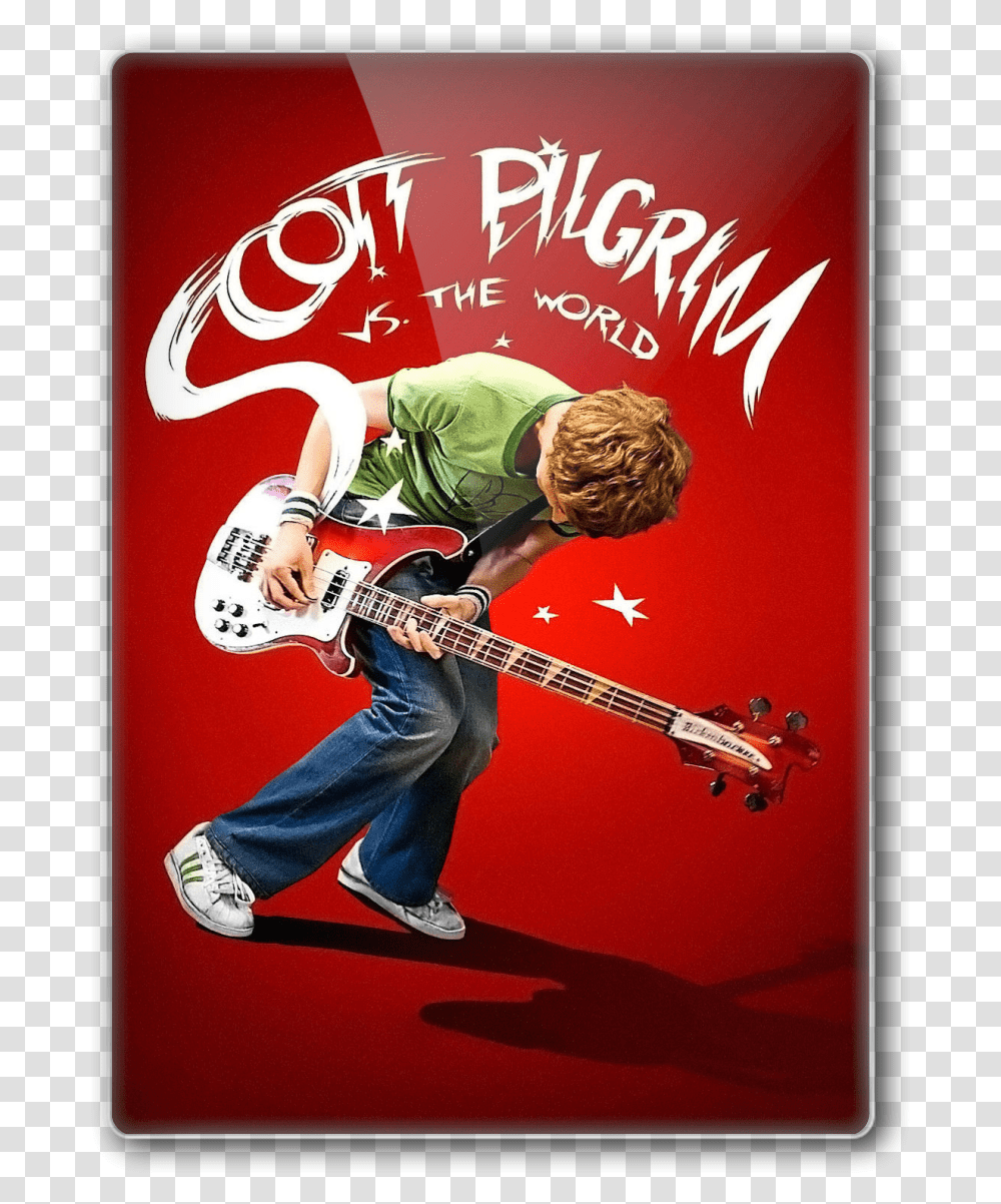 Scott Pilgrim Vs The World Ost, Person, Guitar, Leisure Activities, Musical Instrument Transparent Png