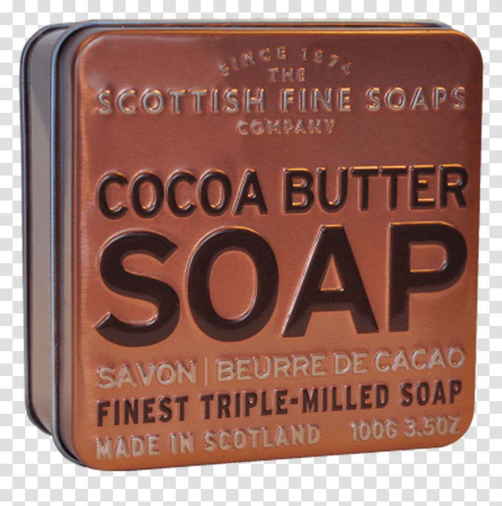 Scottish Fine Soaps Cocoa Butter Soap Tin Transparent Png