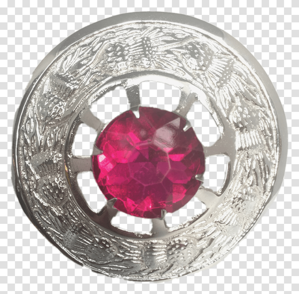Scottish Kilt Brooch Fly Plaid Pink Stone Antique Finish, Crystal, Gemstone, Jewelry, Accessories Transparent Png