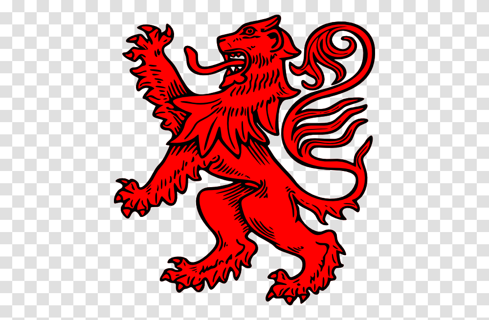 Scottish Lion, Dragon, Label Transparent Png