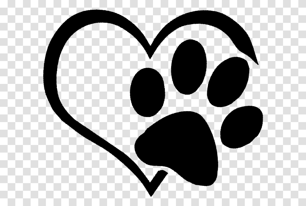 Scottish Terrier Clipart Heart Paw Print Silhouette, Floor, Plectrum Transparent Png