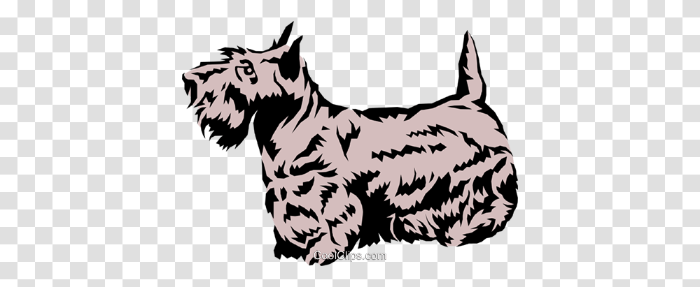 Scottish Terrier Royalty Free Vector Clip Art Illustration, Animal, Mammal, Pet, Dog Transparent Png