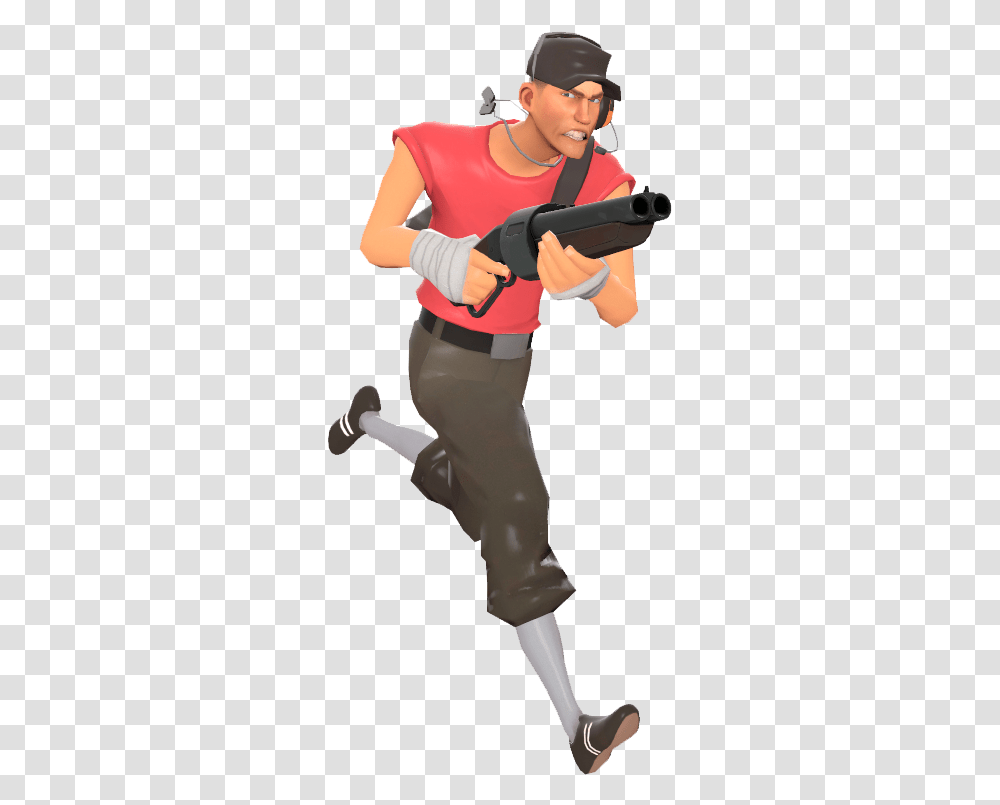 Scout Full Body Scout Team Fortress, Person, People, Sport, Team Sport Transparent Png