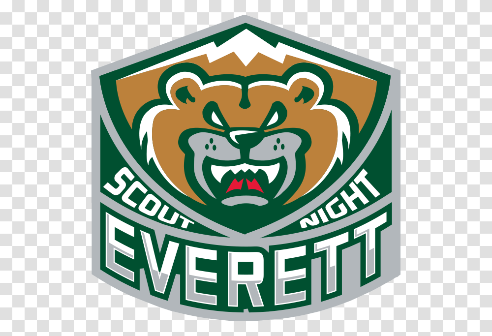 Scout Nights Everett Silvertips, Label, Logo Transparent Png