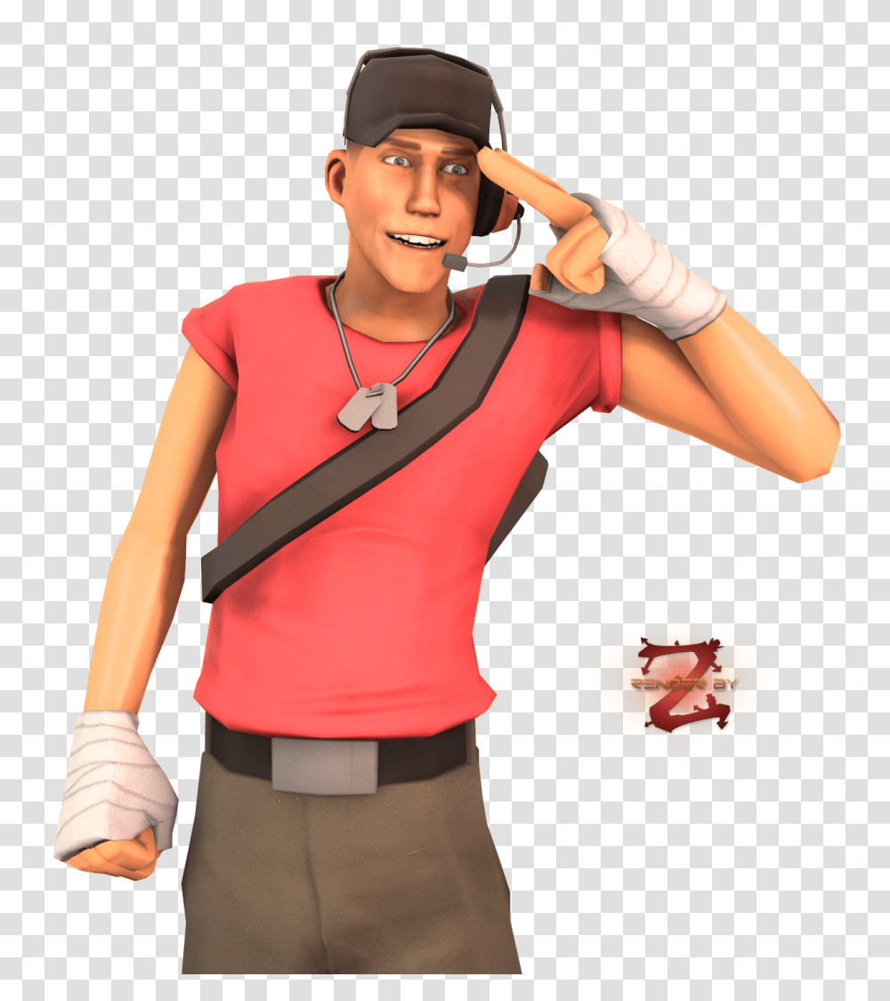 Scout Team Fortress, Person, Arm, People Transparent Png