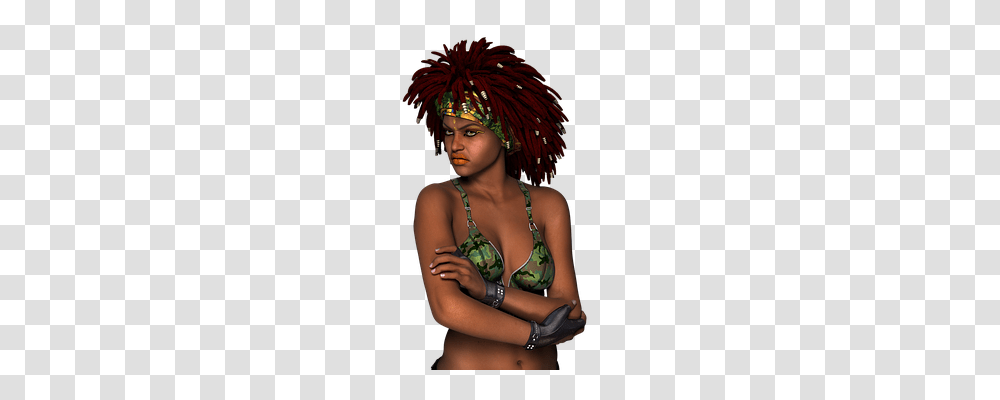 Scowl Person, Female, Swimwear Transparent Png