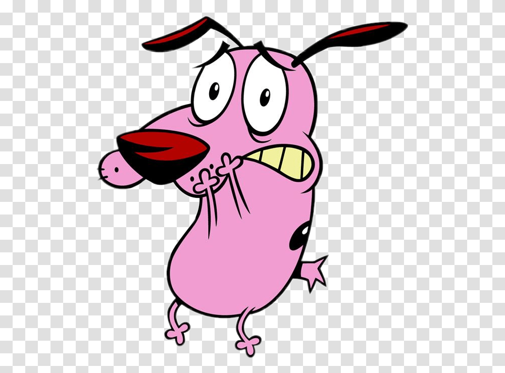 Scpinkcolor Pinkcolor Courage The Cowardly Dog Couraget, Animal, Invertebrate, Insect, Mammal Transparent Png